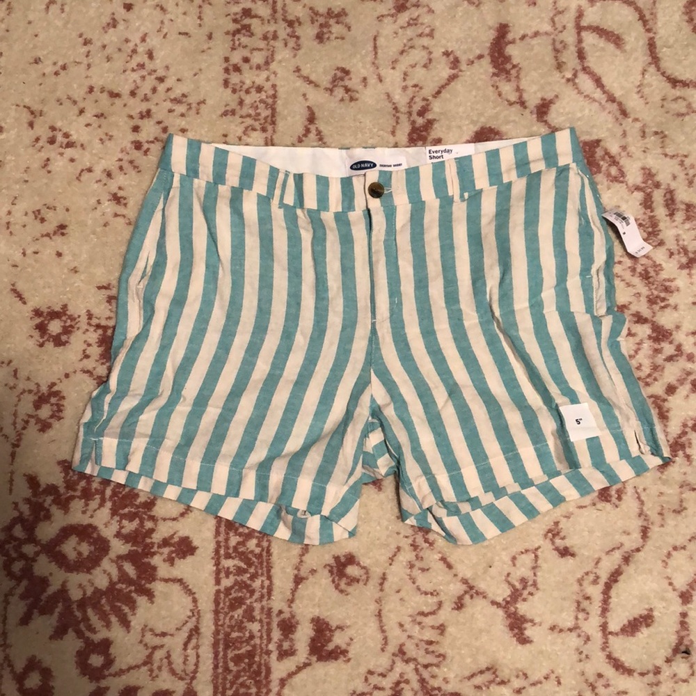 2/$25 Old Navy | Linen Stripped Shorts